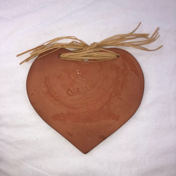 Vintage Cindy Wallace 2000 Ceramic Clay Wall Plaque - Picture 2 of 3